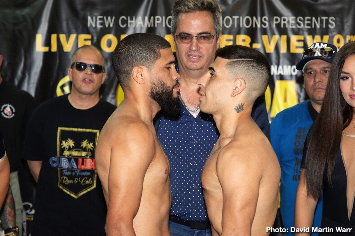 Yuriorkis Gamboa vs Miguel Beltran - Weigh-In Results