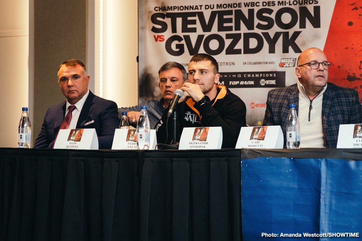 Stevenson - Gvozdyk weights & photos