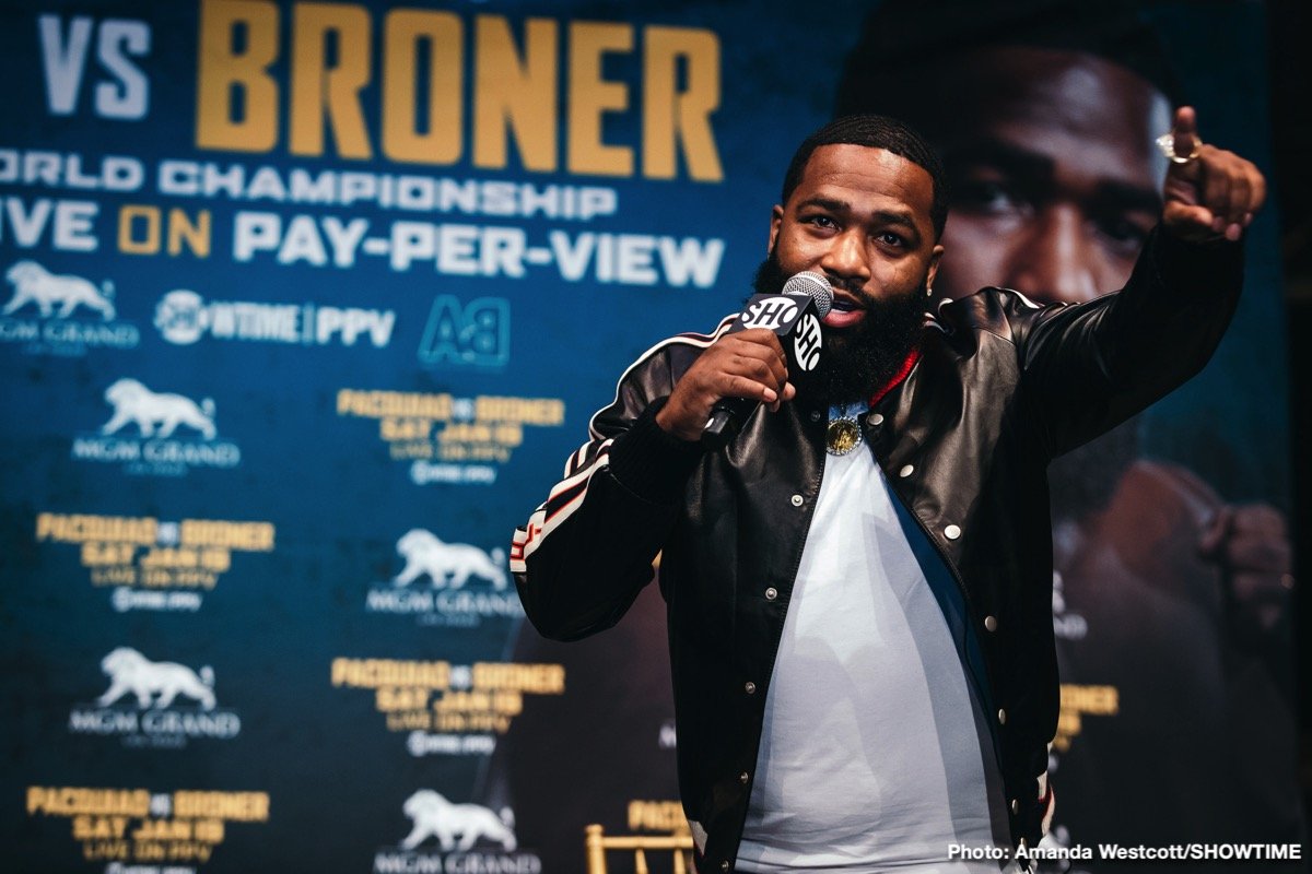 Manny Pacquiao faces Adrien Broner in Las Vegas on Jan.19