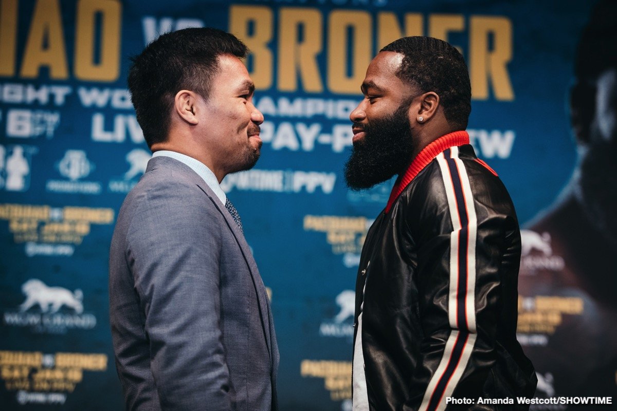 Manny Pacquiao faces Adrien Broner in Las Vegas on Jan.19