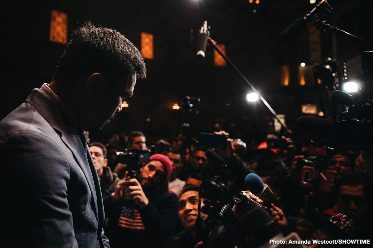 Manny Pacquiao faces Adrien Broner in Las Vegas on Jan.19