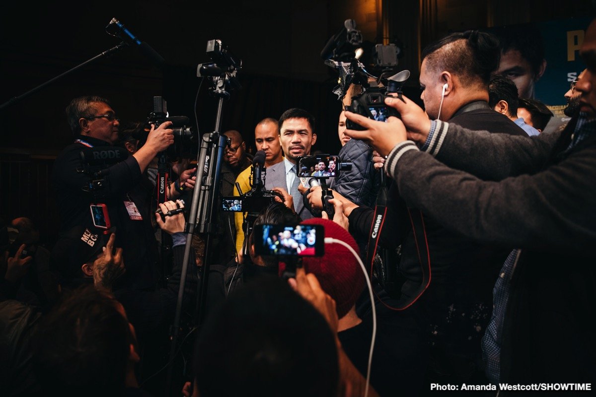 Manny Pacquiao faces Adrien Broner in Las Vegas on Jan.19