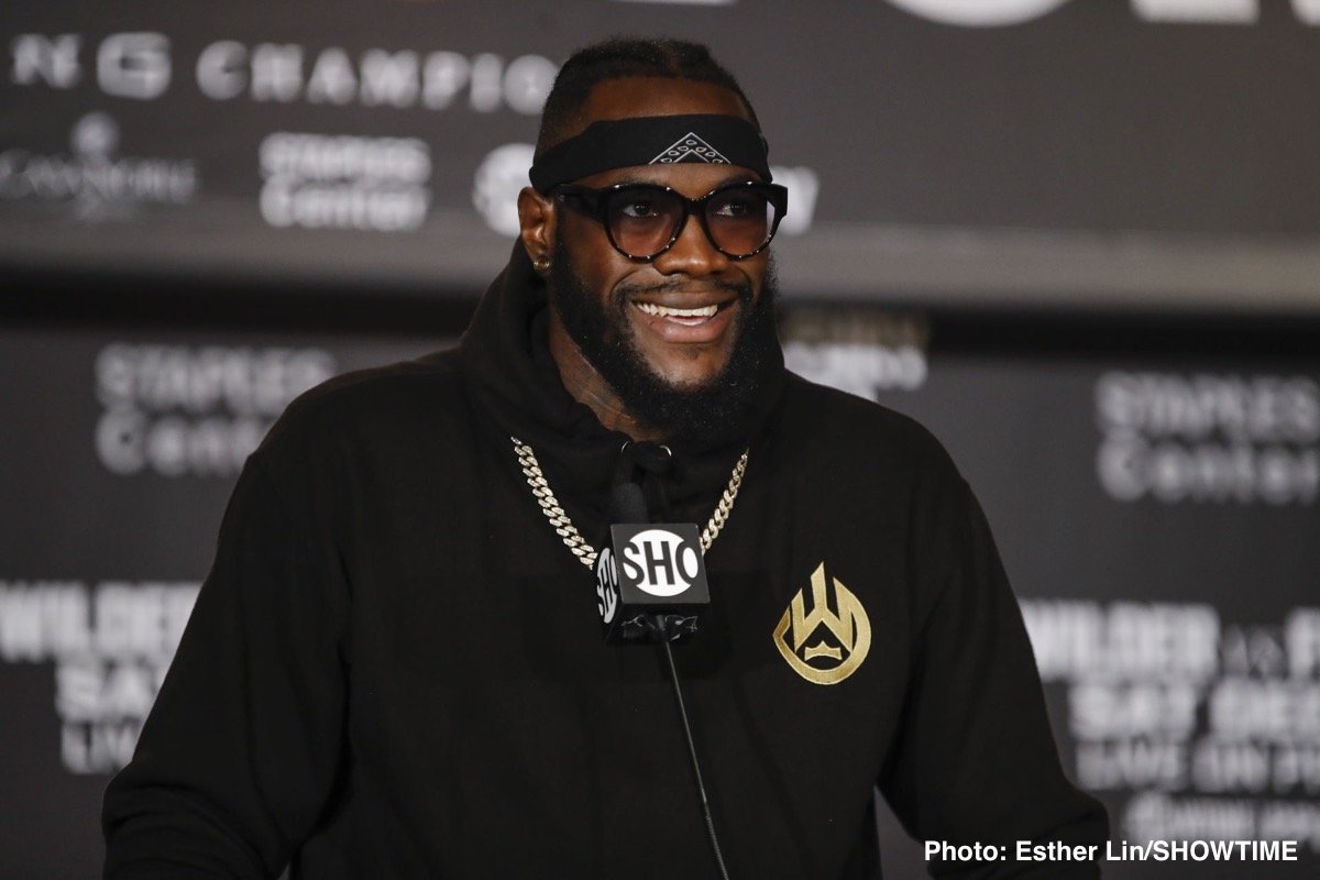 Deontay Wilder and Tyson Fury ready to battle on Saturday — Boxing News1200 x 800