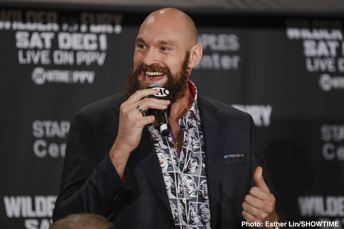 Deontay Wilder and Tyson Fury ready to battle on Saturday