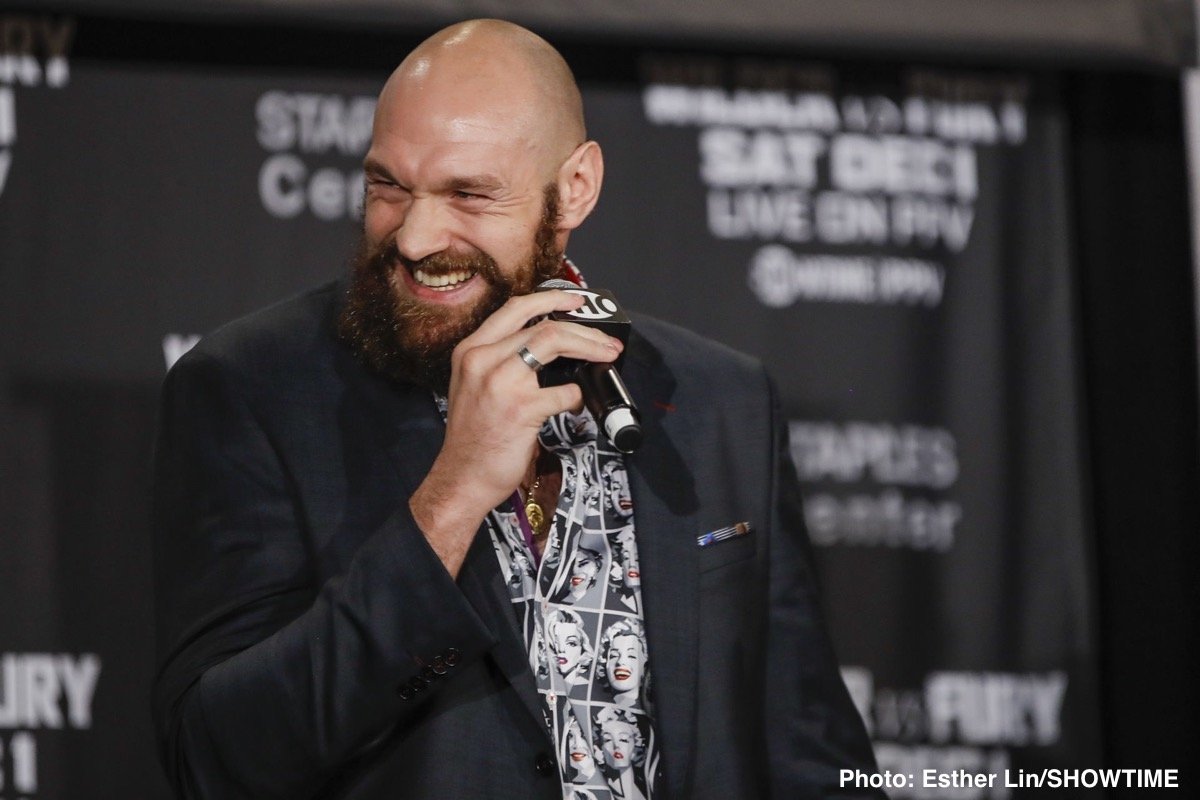 Deontay Wilder and Tyson Fury ready to battle on Saturday