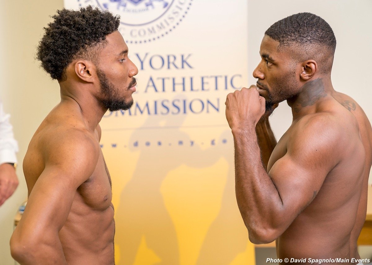 Barrera vs Monaghan - Weights