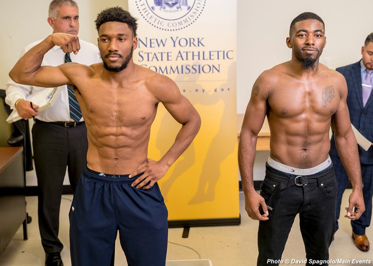 Barrera vs Monaghan - Weights