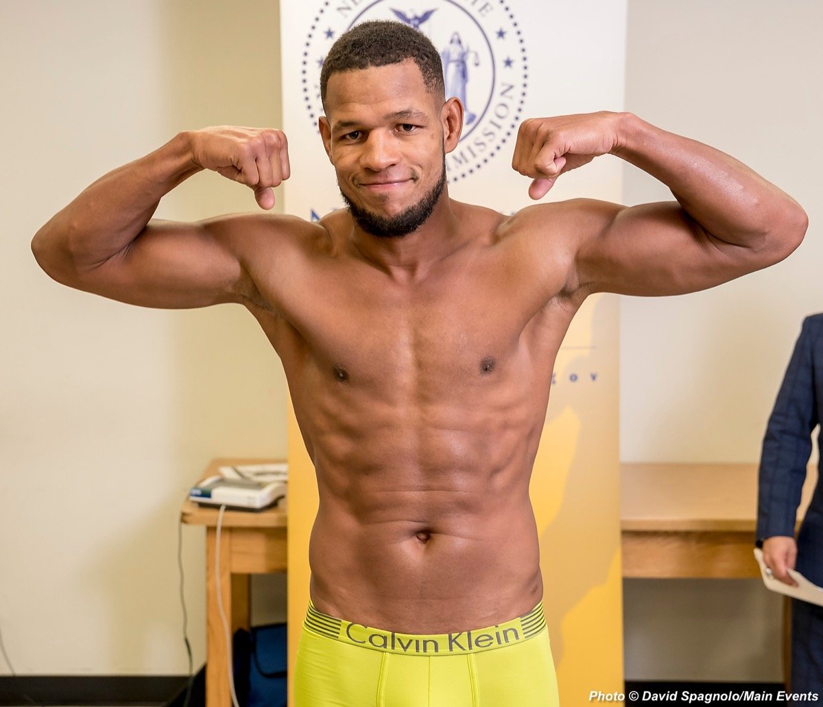 Barrera vs Monaghan - Weights