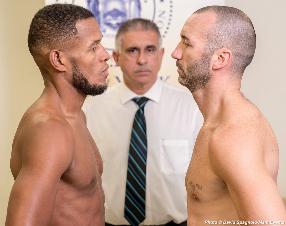 Barrera vs Monaghan - Weights