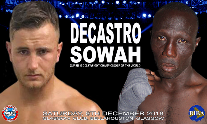 Decastro: It's My Destiny To Be World Champion. Daniel Adjei Sowah Nathan DeCastro British Boxing Press Room