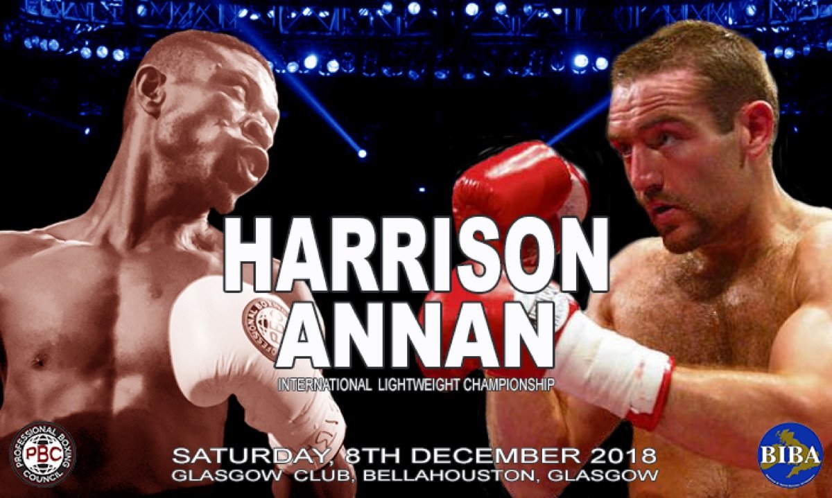 Scott Harrison Returns On 8th Dec - Faces Ghana's Annan in Glasgow Scott Harrison British Boxing Press Room