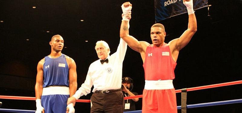 Tom Cleary getting inducted to USA Boxing Alumni Association Hall of Fame Tom Cleary Press Room