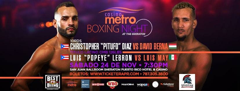 Christopher Diaz vs. David Berna this Saturday Christopher