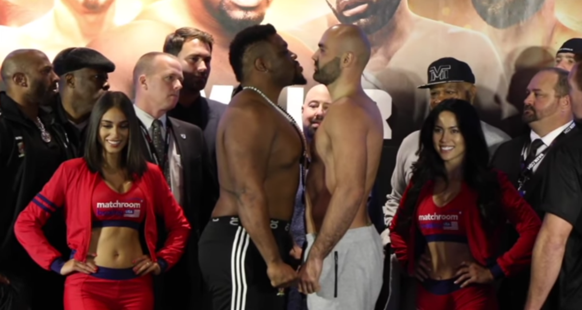 Jarrell Miller Weighs-In At 315 Pounds For Tomorrow's Fight With Bogdan Dinu