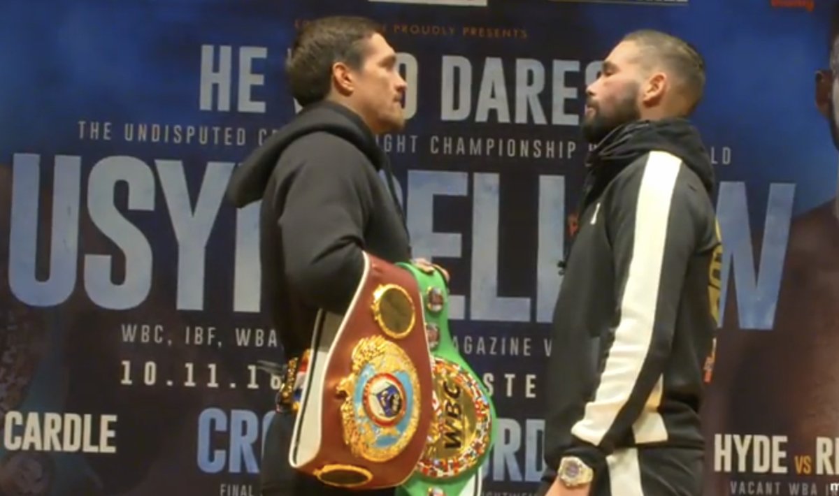 LIVE: Usyk vs Bellew - Final Presser