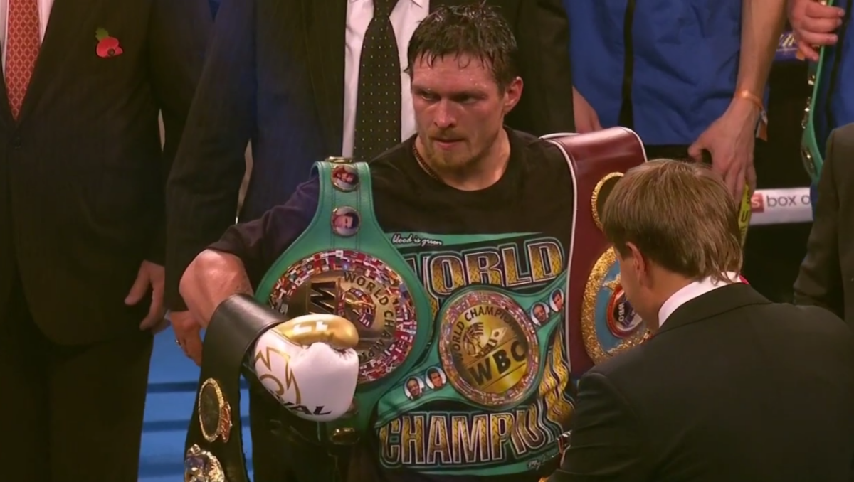 Usyk Too Good For Game Bellew, Now For The Heavyweights