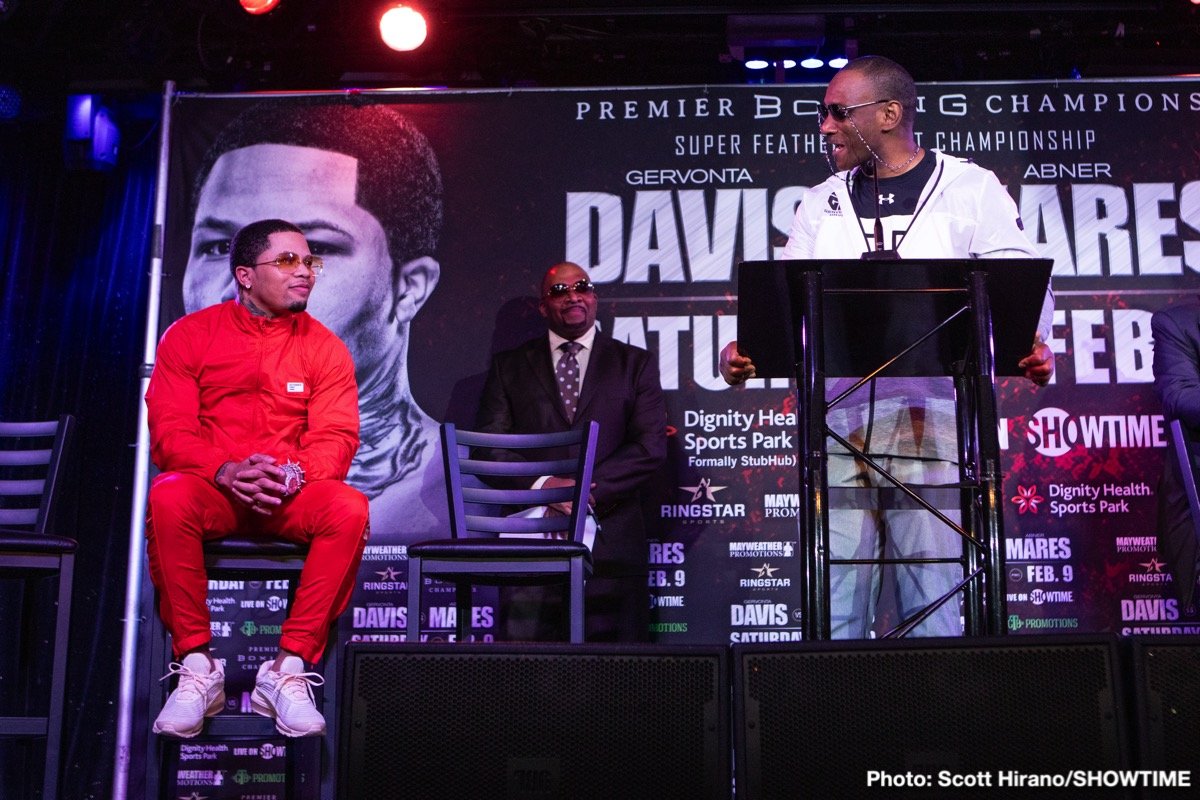 Gervonta 'Tank' Davis and Abner Mares press conference quotes