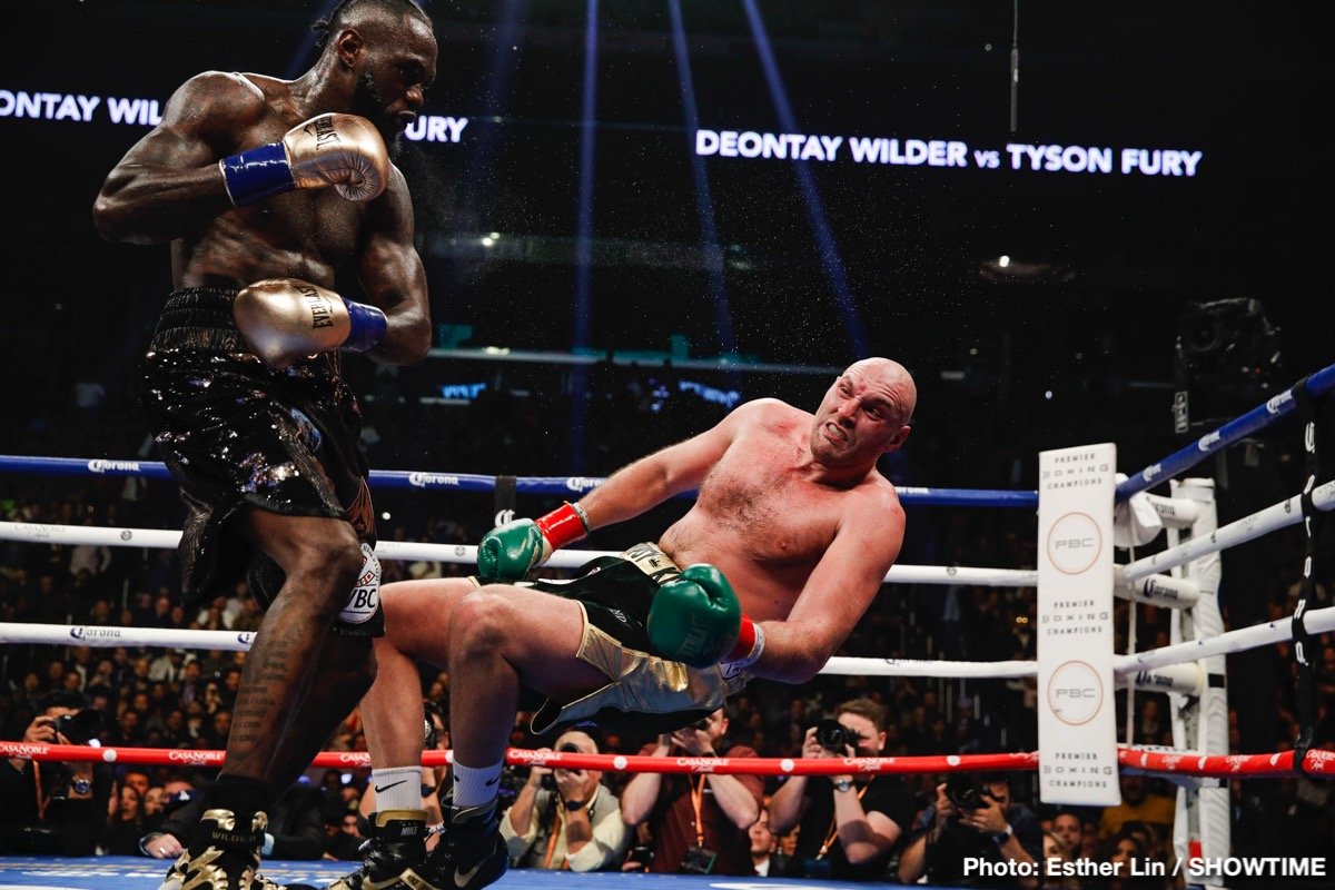 Deontay Wilder - Tyson Fury trade knockout predictions