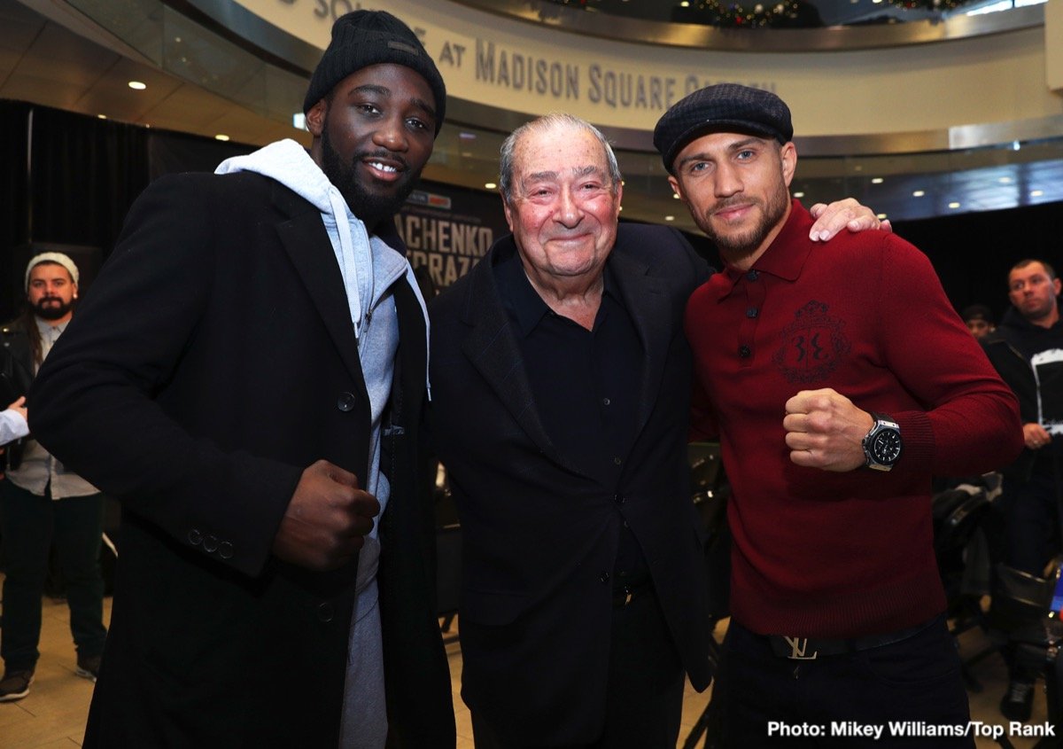 Arum Wants To See Terence Crawford And Errol Spence Showdown This Year, Says He'll Send Offer To Spence/Haymon If Both Champs Win In March/April