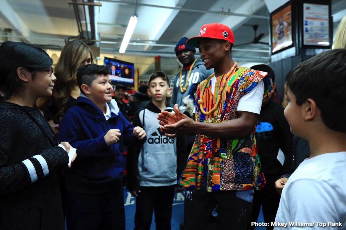 PHOTOS: Lomachenko, Pedraza, Dogboe Meet Children From Give A Kid A Dream