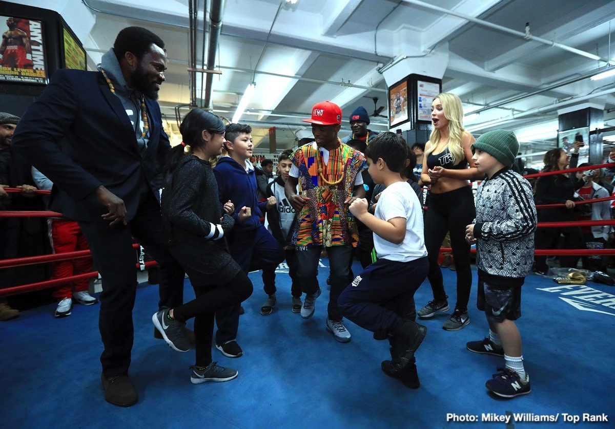 PHOTOS: Lomachenko, Pedraza, Dogboe Meet Children From Give A Kid A Dream