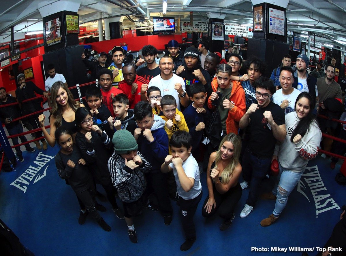 PHOTOS: Lomachenko, Pedraza, Dogboe Meet Children From Give A Kid A Dream