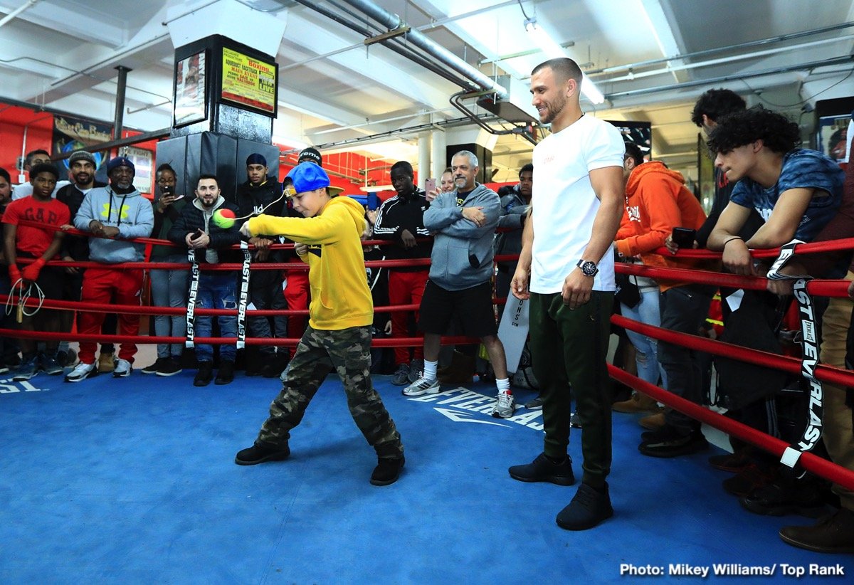 PHOTOS: Lomachenko, Pedraza, Dogboe Meet Children From Give A Kid A Dream