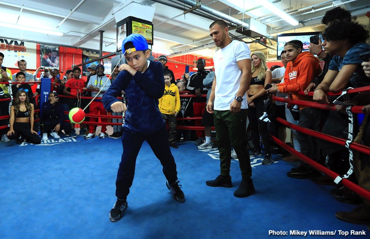 PHOTOS: Lomachenko, Pedraza, Dogboe Meet Children From Give A Kid A Dream