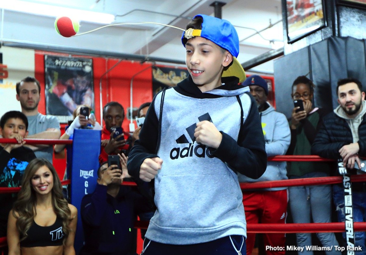 PHOTOS: Lomachenko, Pedraza, Dogboe Meet Children From Give A Kid A Dream