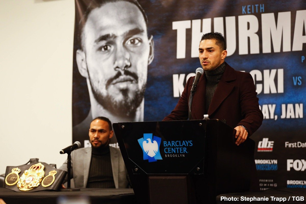 Keith Thurman Vs. Josesito Lopez, Plus Adam Kownacki Press Conference Quotes