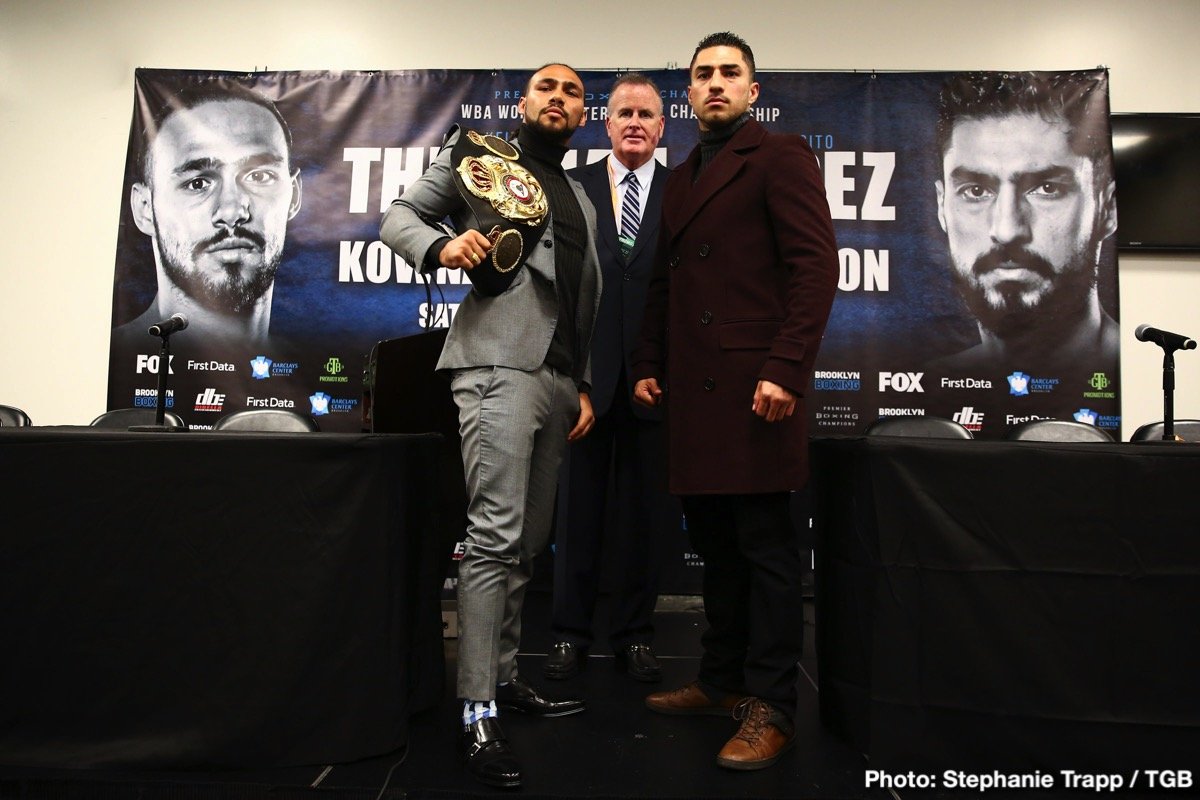 Keith Thurman Vs. Josesito Lopez, Plus Adam Kownacki Press Conference Quotes