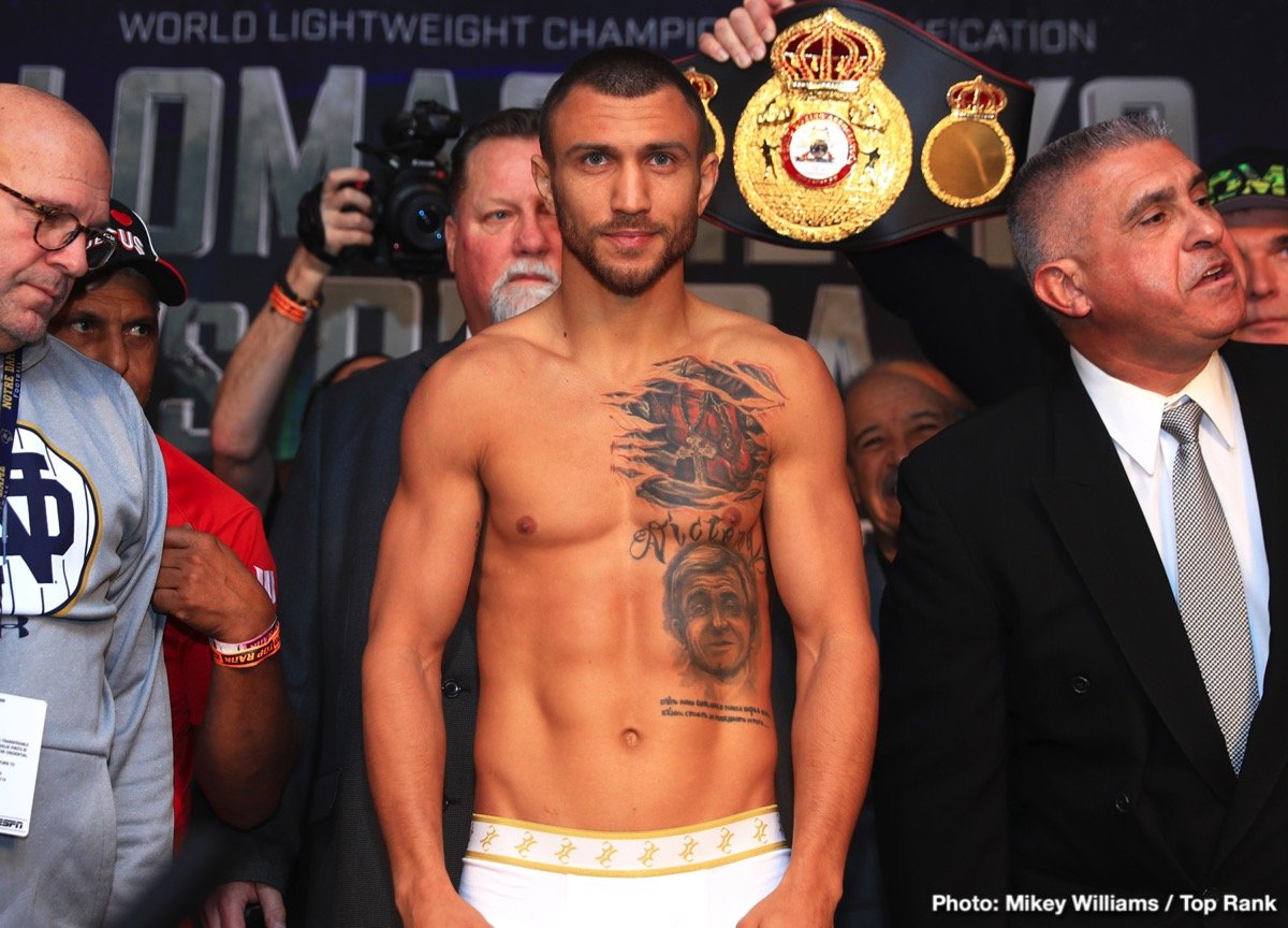 Lomachenko vs. Pedraza: Measure Stick or More? 