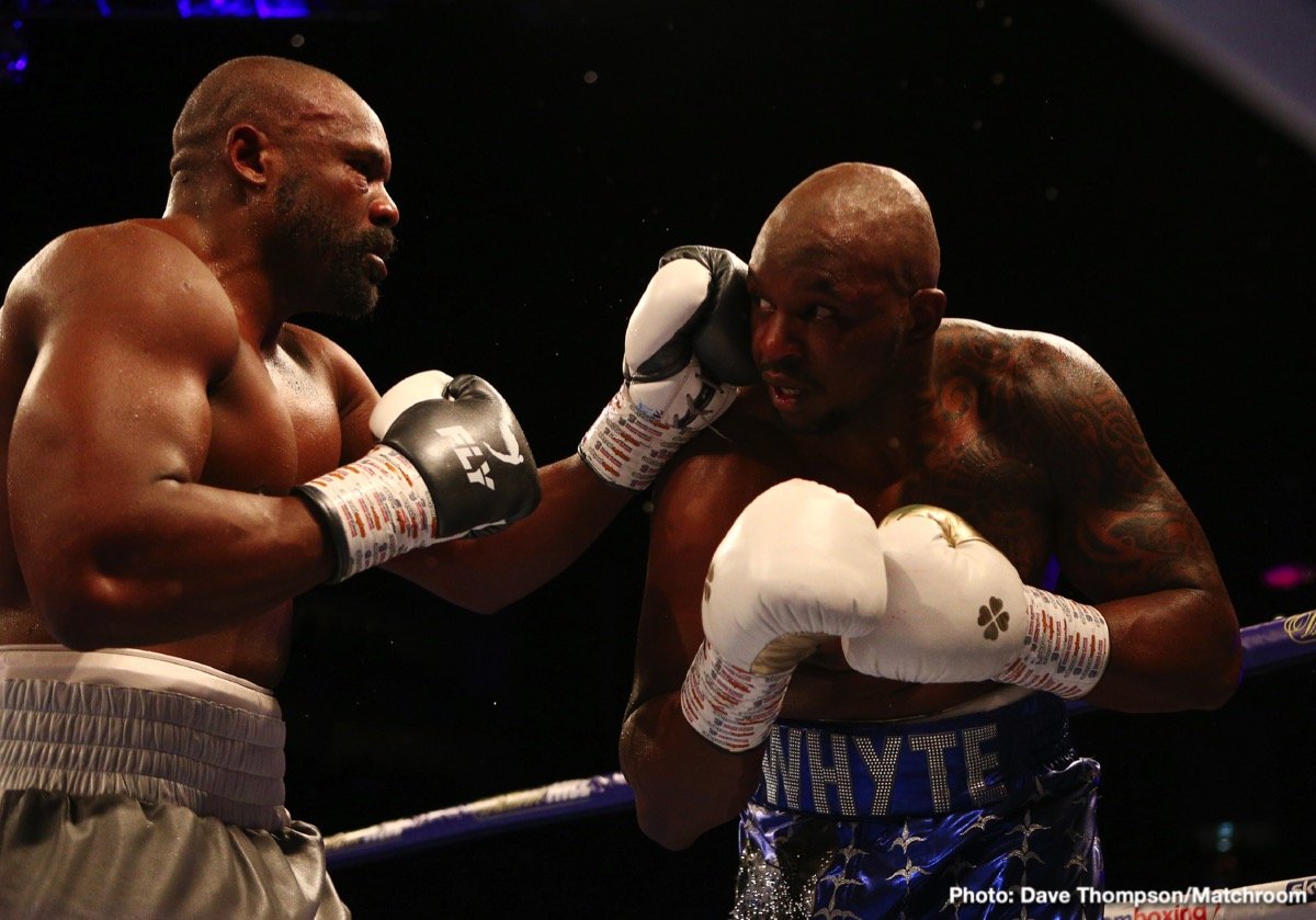 PHOTOS: Dillian Whyte stops Dereck Chisora via brutal KO