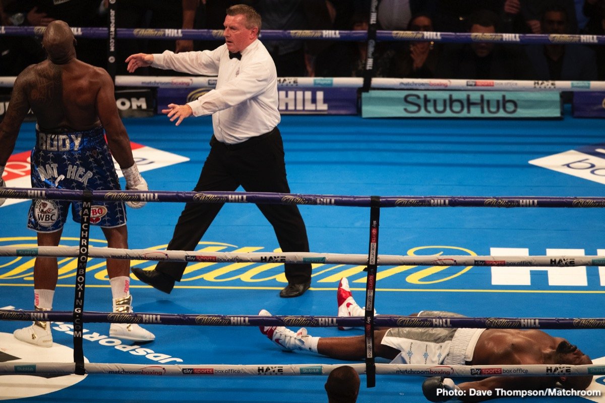 PHOTOS: Dillian Whyte stops Dereck Chisora via brutal KO