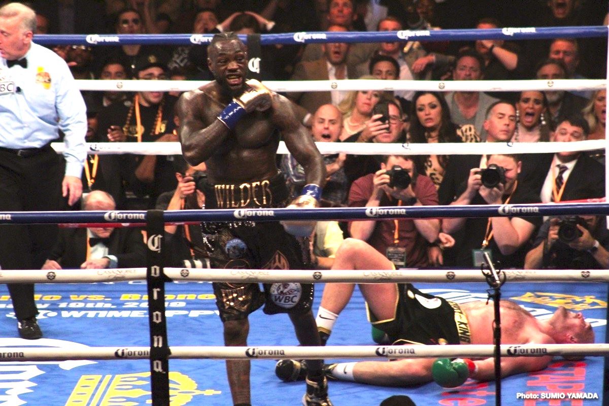 Deontay Wilder upset with Showtime's commentating for Tyson Fury fight