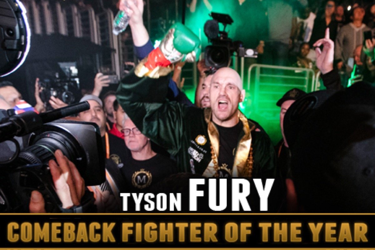 FOTY Tyson Fury Boxing News British Boxing Top Stories Boxing