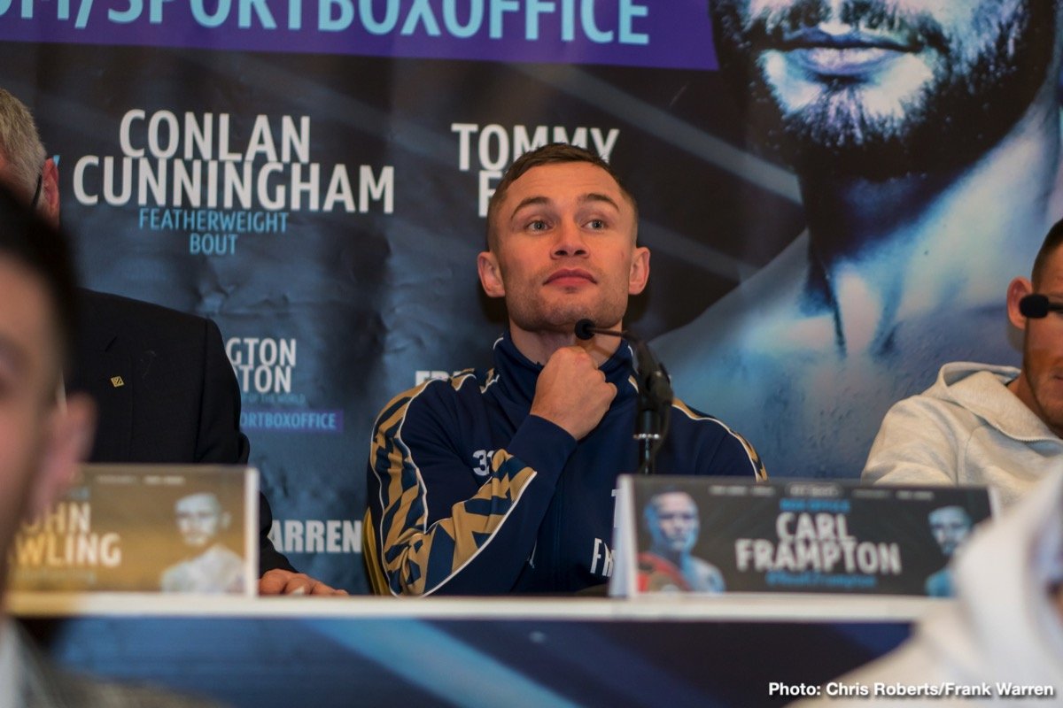 Warrington vs Frampton final press conference quotes & photos