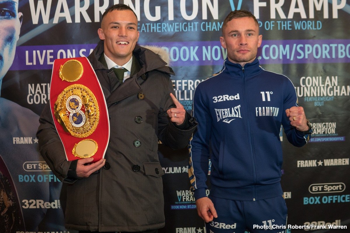 Carl Frampton Hassan N’Dam N’Jikam Josh Warrington Liam Williams Mark Heffron Martin Murray Nathan Gorman Boxing News British Boxing