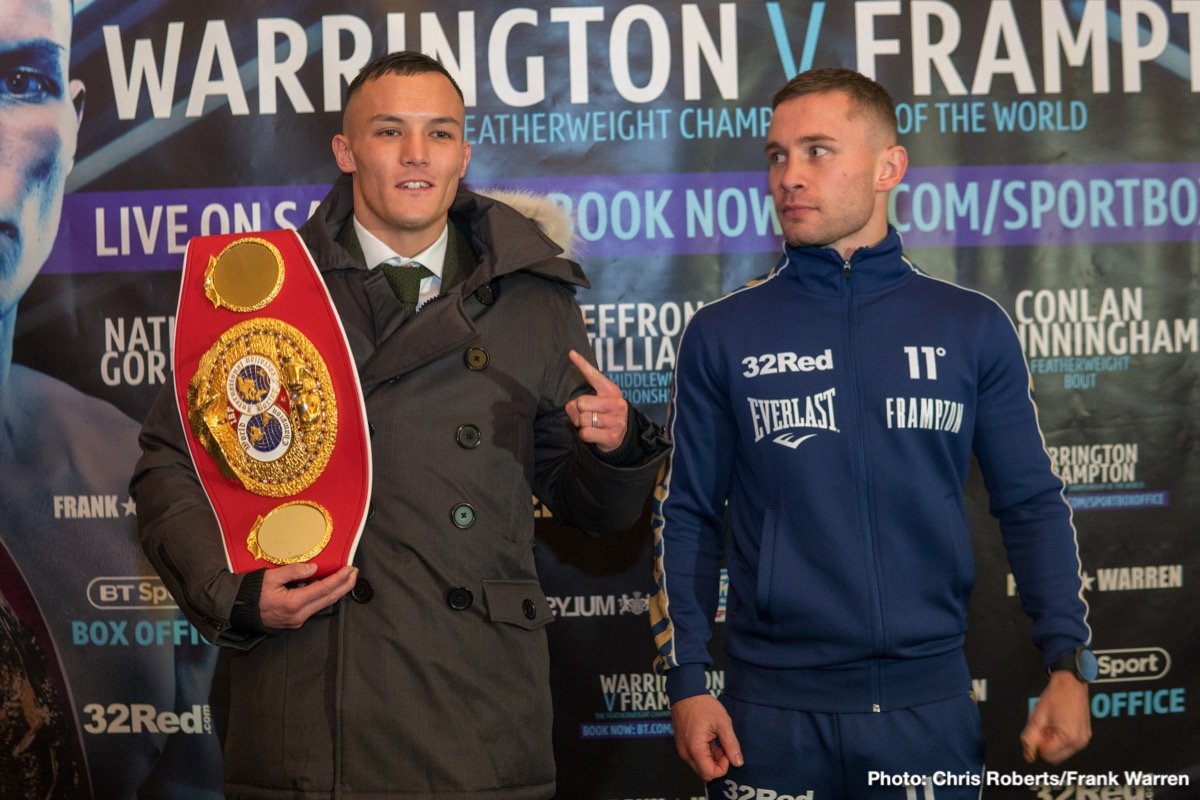 Carl Frampton Hassan N’Dam N’Jikam Josh Warrington Liam Williams Mark Heffron Martin Murray Nathan Gorman Boxing News British Boxing