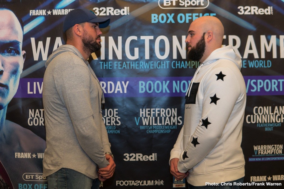 Warrington vs Frampton final press conference quotes & photos