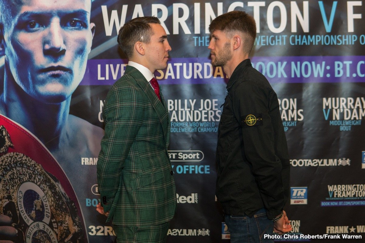 Carl Frampton Hassan N’Dam N’Jikam Josh Warrington Liam Williams Mark Heffron Martin Murray Nathan Gorman Boxing News British Boxing