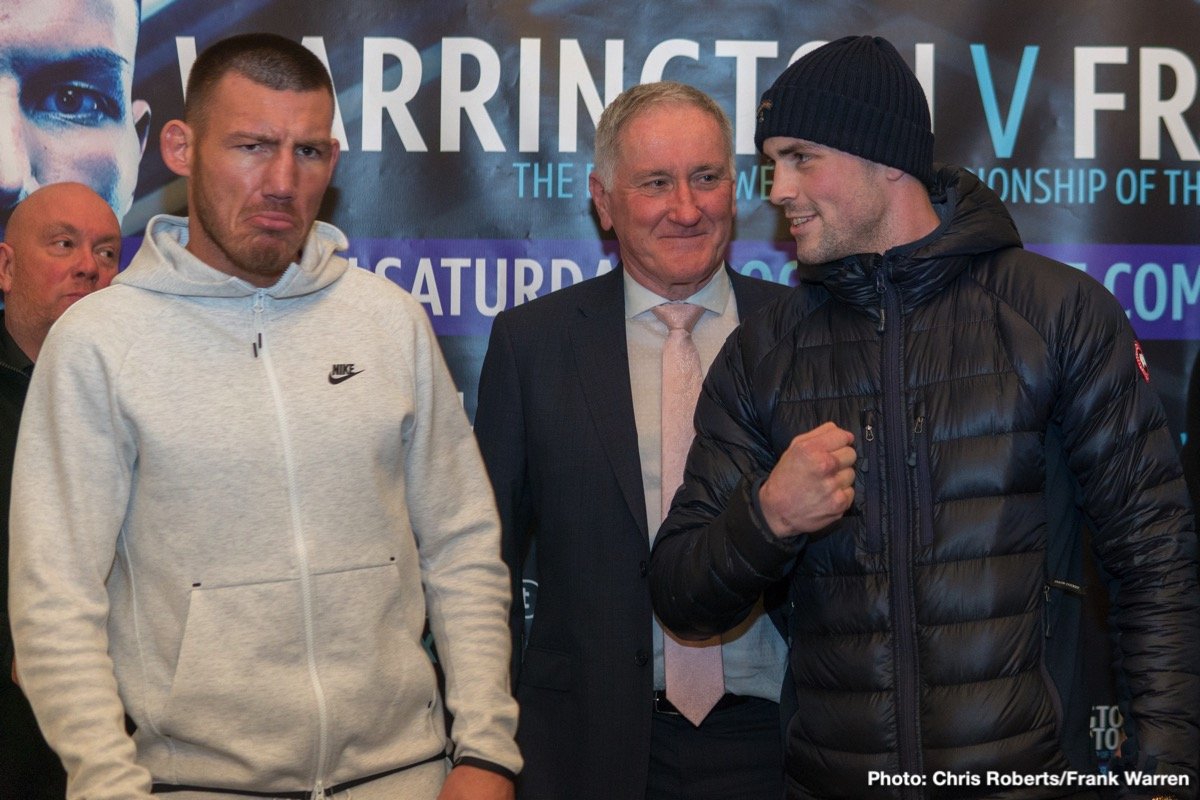 Warrington vs Frampton final press conference quotes & photos