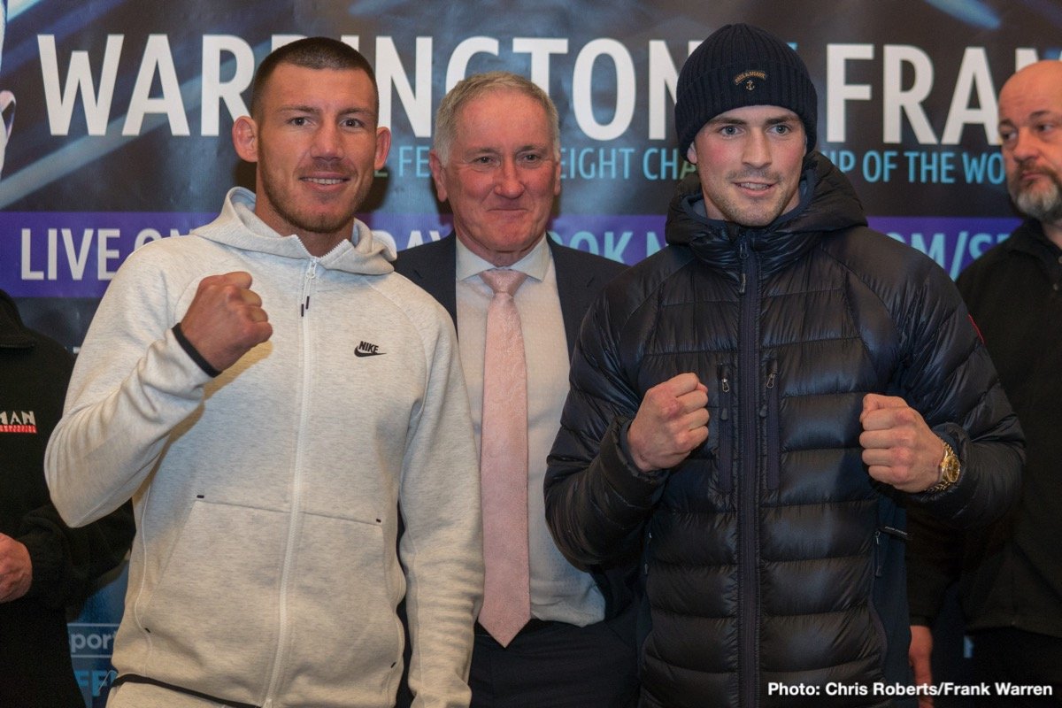 Warrington vs Frampton final press conference quotes & photos