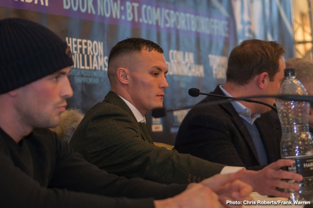 Warrington vs Frampton final press conference quotes & photos