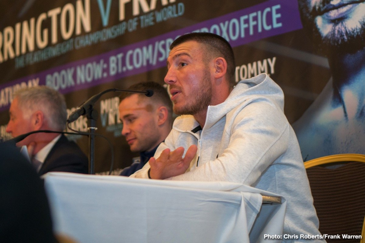 Warrington vs Frampton final press conference quotes & photos