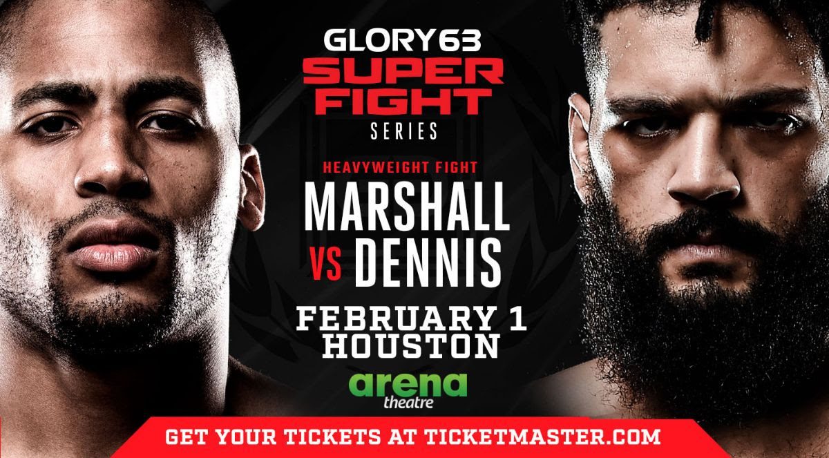 D’Angelo Marshall vs. Demoreo Dennis Headlines GLORY 63 SuperFight Series on Feb. 1 D’Angelo Marshall Demoreo Dennis MMA News