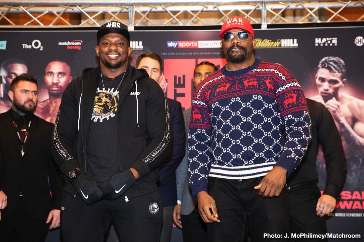 Whyte vs. Chisora final press conference quotes & photos