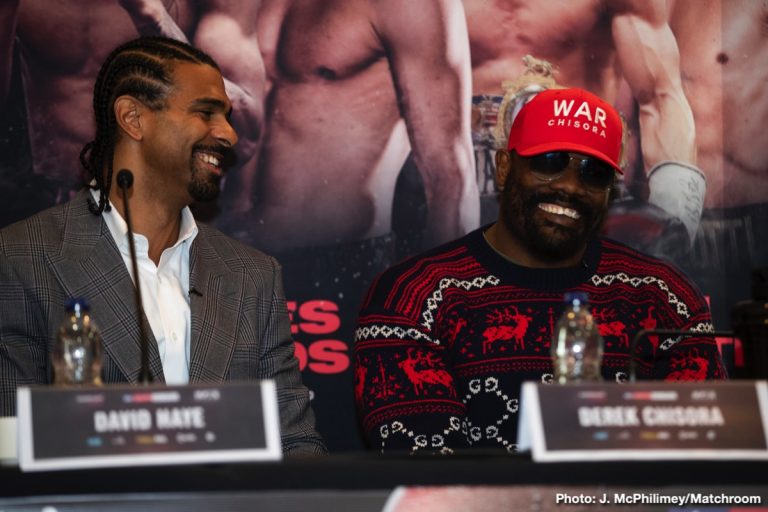 Dereck Chisora Sticks It To Hearn, Sauerland: “You're Trying To F**k Me With No Vaseline!”