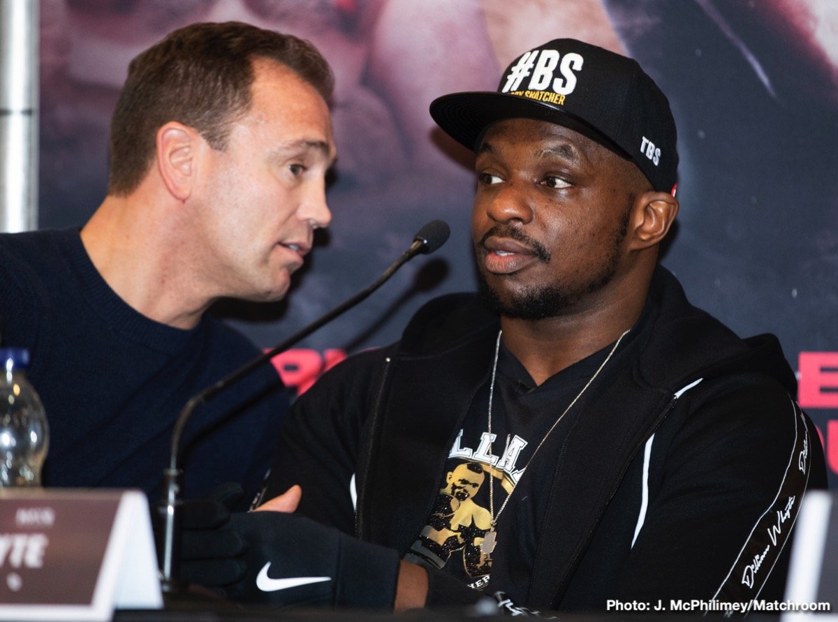 Dillian Whyte Loses Out Again: No Joshua Rematch And Now No WBC Interim Title Fight Vs. Breazeale
