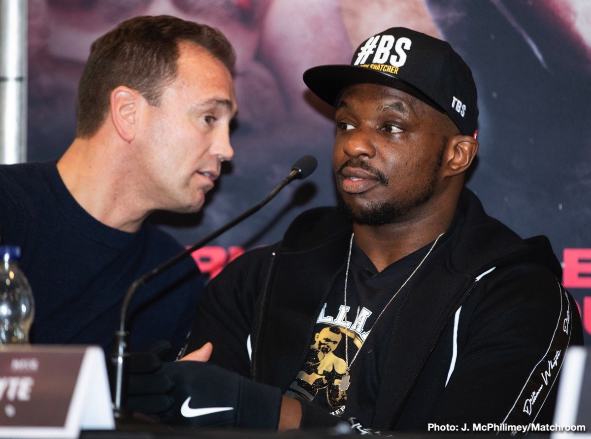 Whyte vs. Chisora final press conference quotes & photos